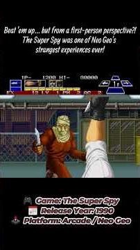 The Super Spy is one of SNK’s most unusual and innovative games on the Neo Geo console.