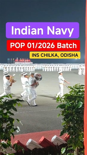 Indian Navy Pop 01/2026 Batch 12June 2026 Ins Chilka ❤️Navy Training Complete ✅ #shorts #motivation