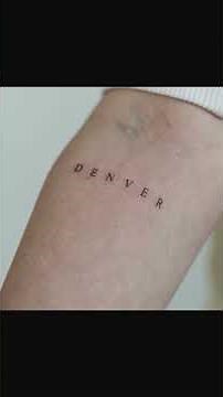 One Word Tattoo Ideas | Powerful, Minimal & Deep Meanings