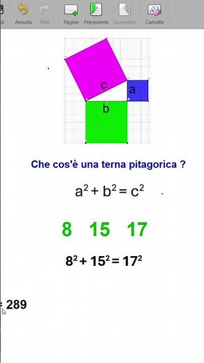 Che cos'è una terna pitagorica ? Spiegazione semplice.