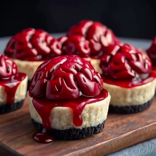 Zombie Brain Cheesecake Bites: No-bake Halloween Dessert - Etsy