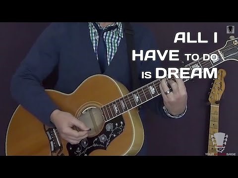 All I Have To Do Is Dream by The Everly Brothers Guitar Lesson