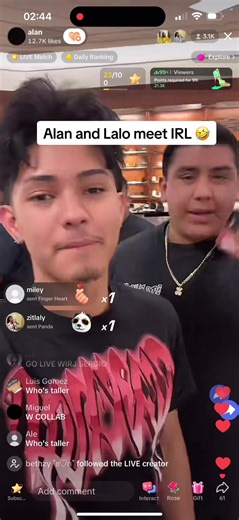 Alan and Lalo Funny IRL Encounter