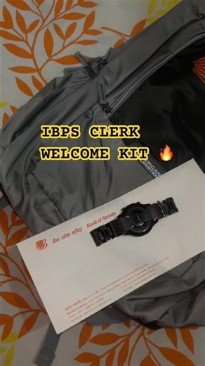 Ibps clerk welcome kit 🔥 #welcomekit #bobwelcomekit #ibpsclerktraining #ibpsclerkwelcomekit #bob