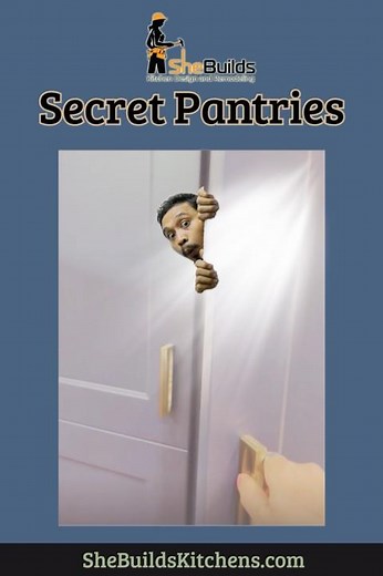 Secret Pantry Reveals! | Hidden Butler's Pantry Design by SheBuilds