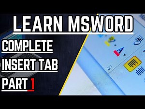 How to Use All Features of the Insert Tab in MS Word | Step-by-Step | PitInfo