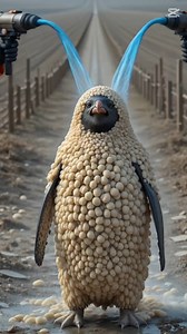 A penguin covered in parasitic white wasps is saved by a brave medical team — A shocking rescue | Rainbow after the storm