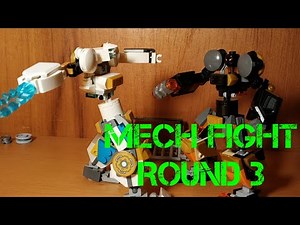 Lego mech fight Round 3 (Final round) Stop motion