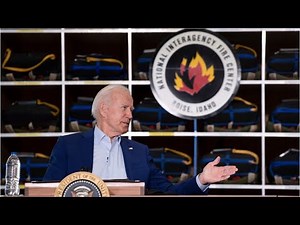 White House abruptly cuts media feed as Biden goes off script during Idaho event