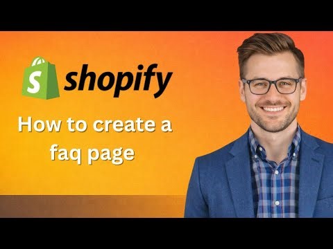 How to create a faq page on shopify (Latest Update)