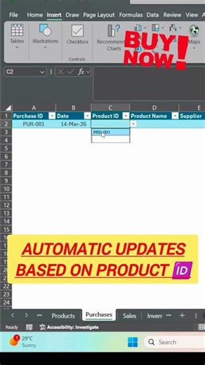 This simple Excel trick saves hours of inventory work #excel #tutorial