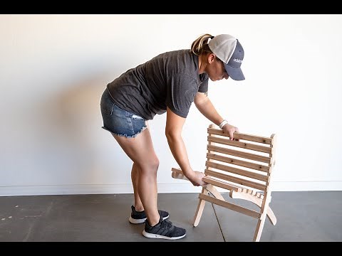 How To Build A Collapsible Wooden Chair