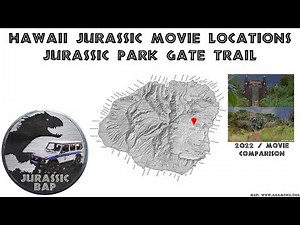 Review: Visiting the Hawaii Jurassic Movie Locations Jurassic Park Gate & T-rex Paddock Trail