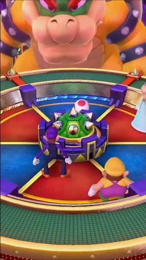 Mario Party 10 Waluigi VS Toad VS Wario VS Rosalina VS Bowser Mushroom Park