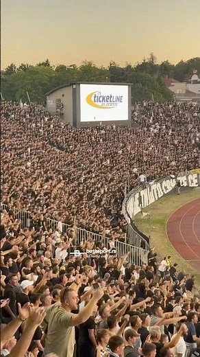 Grobari u transu pola sata pred 177. večiti derbi