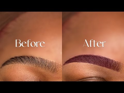 RED EYEBROW TUTORIAL🍒: Updated Routine | IamJackieCymone