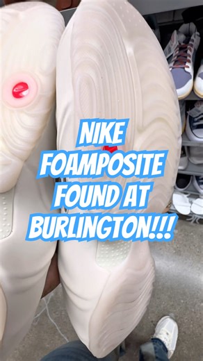 UNBELIEVABLE FOUND NIKE FOAMPOSITE AT BURLINGTON FOR $40 !!