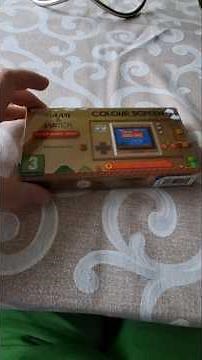 Nintendo game&watch console unboxing