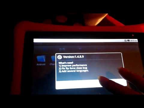 Nabi Tablet Android Market (install with no pc, with sd card installed)