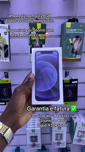 MB PHONES  A Tecnologia Mora Aqui! Passa na loja física: Rua 15, Mártires 939686241 📣 SUPER PROMOÇÃO 📣 ‼️ PREÇOS IMBATÍVEIS‼️ IPHONES NOVOS IPHONES 17 Pro Max 256GB- 2.000.000 Kz IPHONES 16 Pro Max 256GB - 1.350.000 Kz IPHONES 16 Pro 256GB - 1.370.000 Kz IPHONES 16 Normal 256GB -1.090.000 Kz IPHONES 15 Pro Max 256GB — 1.150.000 Kz IPHONES 14 Pro Max 256GB — 850.000 Kz IPHONES 14 Pro 256GB — 770.000 Kz IPHONES 13 Pro Max 256GB — 720.000 Kz IPHONES 13 Normal 128GB — 500.000 Kz IPHONES 12 Pro Ma
