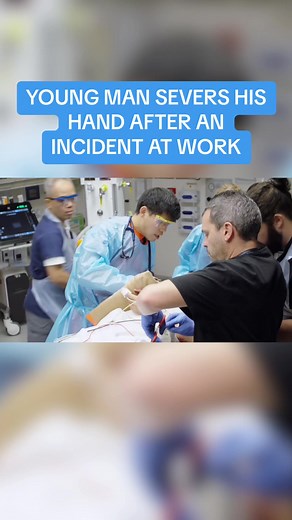 Cheung, 26, finds himself on the brink of losing his hand after a tragic accident involving a chain. Watch as his hand hangs by a thread, his skin being the only thing preventing it from being severed from his arm. In this heart-stopping footage, witness the incredible efforts of a dedicated emergency medical team, including skilled plastic and orthopedic surgeons, as they come together to perform a daring rescue mission. Against all odds, they work tirelessly to save Cheung's hand from the loom