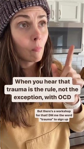 Well - that explains a lot 😅 OCD and trauma are so complicated - that’s why I’m bringing you the