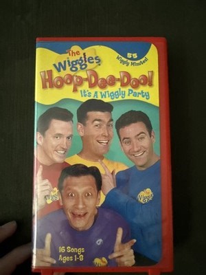 The Wiggles Hoop-Dee-Doo! A Wiggly Party VHS Video VCR Tape 16 Kids Songs Rare! 45986025104| eBay