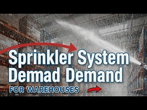 "Sprinkler System Demand for Warehouses | Firefighting Water Supply Design"