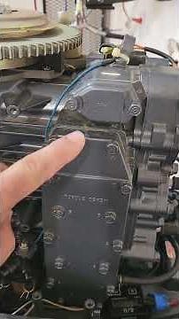 Thermostat location #yamaha #boating #outboards #outboardmotor #yamahaoutboards