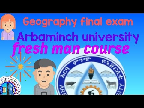 Freshman geography final exams//freshman course #exam #freshmancourse #geography #arbaminch