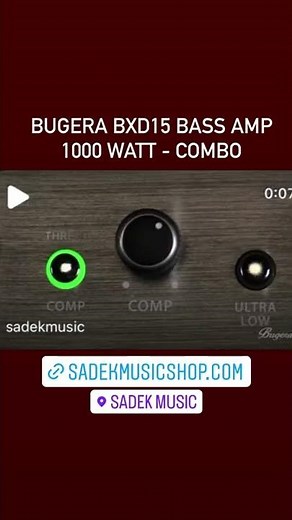 Bugera BXD15 Bass Amp 1000 Watt - Combo