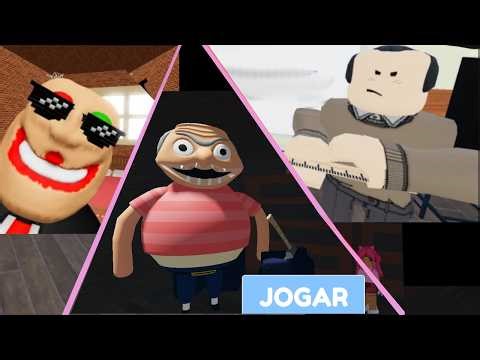 MEGA ESCAPE 3 em 1 Obby "Escape da Escola" "Escape Evil stepDad" Mansão do SR. BILLY Obby in Roblox