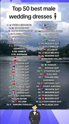 Top 50 best male wedding dresses