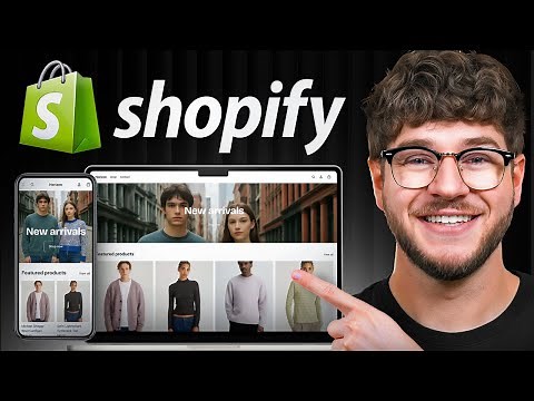 Shopify Tutorial for Beginners 2026 - Learn Shopify in 9 Minutes