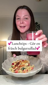 Fräsch bulgursallad - Perfekt lunchtips