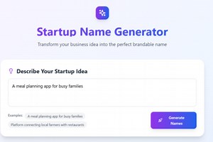 Beautiful Startup Name Generator