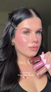 21K views · 282 reactions | Neapolitan blush tutorial by @abigailcanfieldd ✨ Swirl your own Liquid Blush combo with 6 NEW pearly shades dropping on 4/10 at 10AM PT colourpop.com!  Featuring shades:  City Walk | Warm nude with silvery pearl  Sweet Treat | Lilac pink with lavender pearl 癩 Wine N' Dine | Warm cranberry with copper & red pearl | ColourPop | Facebook