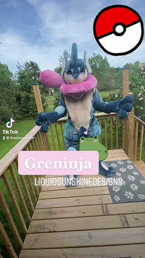 Kawaii Greninja Fursuit Friday Celebration