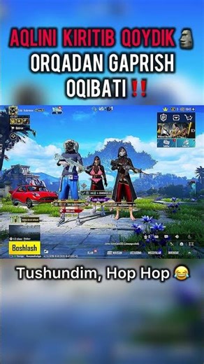 YEB QO’YGAN SUXA 🗿 Tushundum, hop hop 🤣 #rek #pubgmobile #pubg #pubg