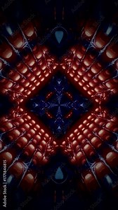 Dynamic tunnel visuals create immersive experience with seamless looping effects Stock Video