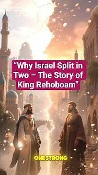 “Rehoboam: The King Who Divided a Nation – A Lesson on Pride & Wisdom”#biblestories #love #god