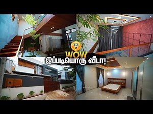 😮அட்டகாசமான வீடு🏡 4BHK Luxury House with Interior Design North Facing | Mano's Try Tamil Home Tour