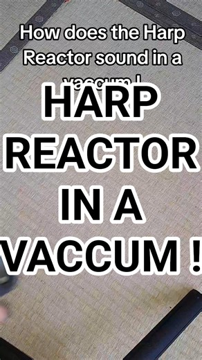 how does the Harp Reactor sound in a vaccum #harmonica #accordion #vaccum #wind #funny #music #qc