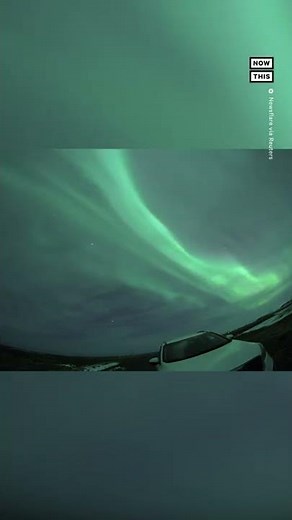 Beautiful Timelapse of Northern Lights #Shorts