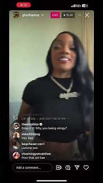 Glorilla Throwing It On IG Live pt.2