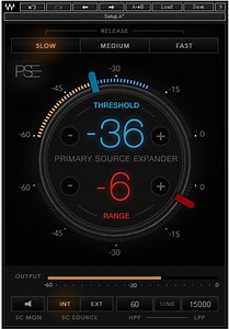 Software noise gate / expander Waves Primary Source Expander