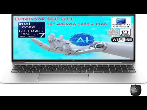 Best Deal: HP EliteBook 860 G11 16" FHD+ Business Laptop Computer | Intel Ultra 7 155U