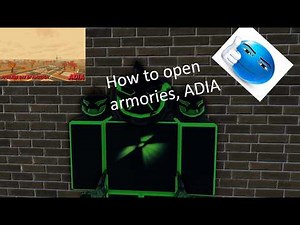How to open armories in Average Day In America, Roblox