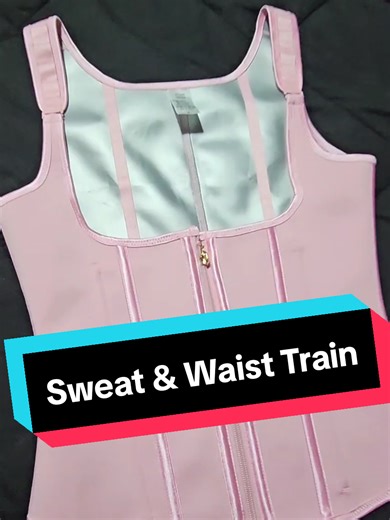 Sweat Waist Trainer with 6 Steel Frame Supports, Promotes Sweating. Workout Corset Compression Shapewear @Nebility Official @Nebility US #sweatbelt #sweatmore #waisttrainervest #waisttrain #corsetvest