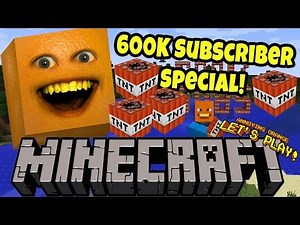 Annoying Orange Plays - MINECRAFT: 600K Subscriber Special!